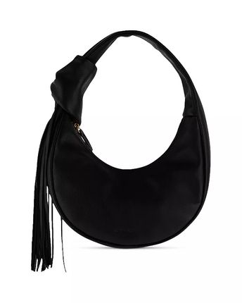 Mini Tasseled Leather Shoulder Bag