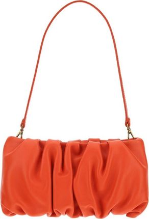 Bean Ruched Strapped Clutch Bag