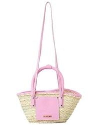 Women's Pink Le Petit Panier Soleil Tote Bag