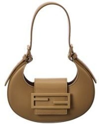 Women's Brown Cookie Leather Hobo Bag