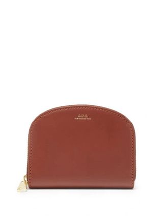 . Women's Brown Leather Wallet