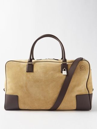 Amazona 44 Suede Holdall - Gold Brown
