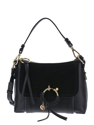 Black Small Joan Shoulder Bag