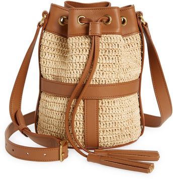 Crochet Raffia Bucket Bag
