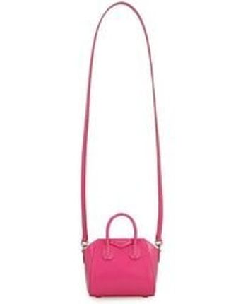 Women's Pink Micro Antigona Shoulder Bag