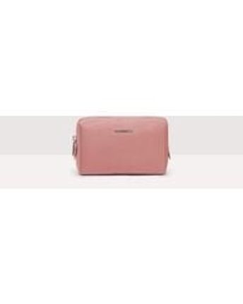 Women's Pink Trousse Nylon Maxi Beauty Cases_