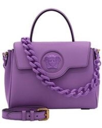 Women's Purple Leather Bag