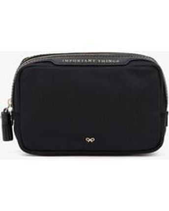 Women's Black Important Things Regenerated-nylon Pouch