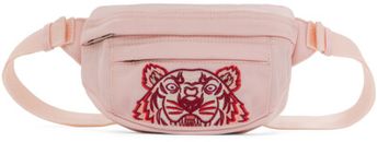 Pink Mini Kampus Tiger Belt Bag In Rose