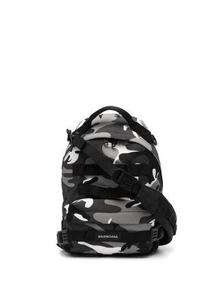 Sustainable Nylon Backpack With Shoulder Strap - Atterley In Black