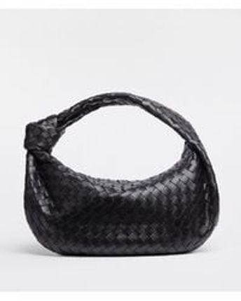 Women's Black Jodie Small Intrecciato Leather Hobo Bag