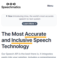 Speechmatics Automatic Speech Recognition
