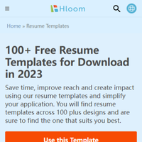 Resume Builder By Hloom