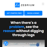 Zebrium AI Platform