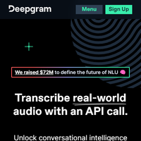 Deepgram Speech-to-Text API