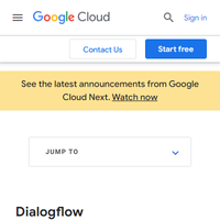 Google Dialogflow Enterprise Edition