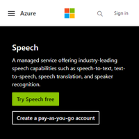 Microsoft Cognitive Services Speech API