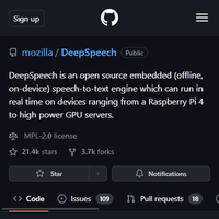 Mozilla DeepSpeech
