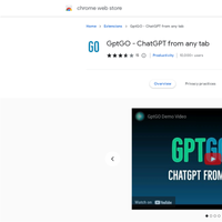 GptGO - ChatGPT From Any Tab