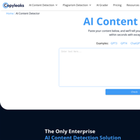 Copyleaks - AI Content Detector