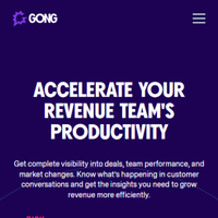 Gong AI Platform By Gong