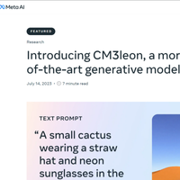 CM3leon By Meta