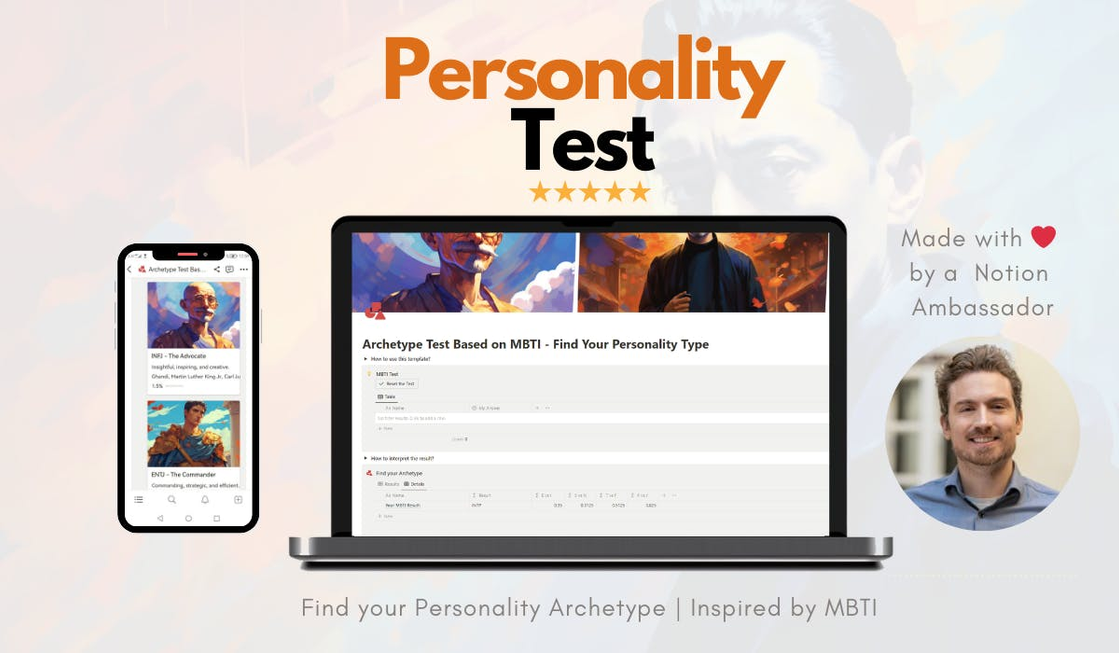 Personality Archetype Test For Notion
