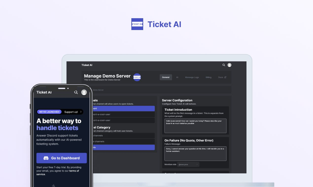Ticket AI For Discord