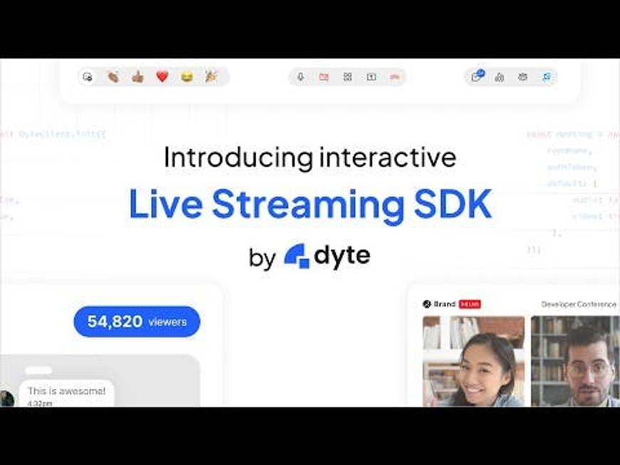 Live Video Calling SDK By Dyte