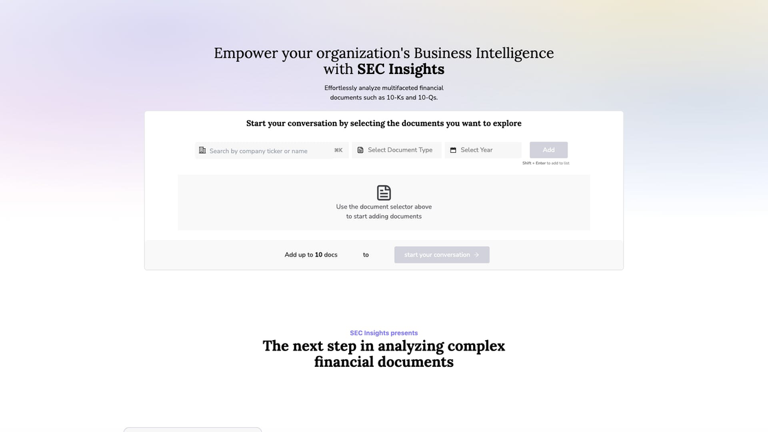 SEC Insights AI