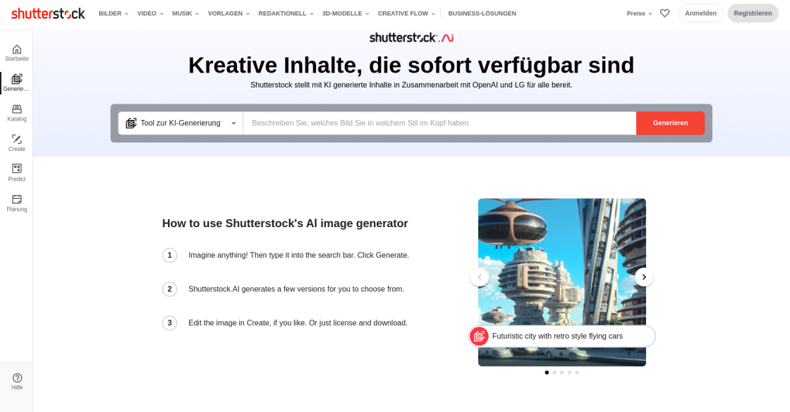 Shutterstock Image Generator