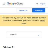 Google Cloud Video Intelligence API