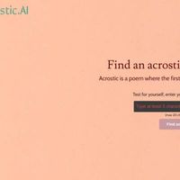 Acrostic AI