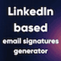 LinkedIn-based Signatures Generator