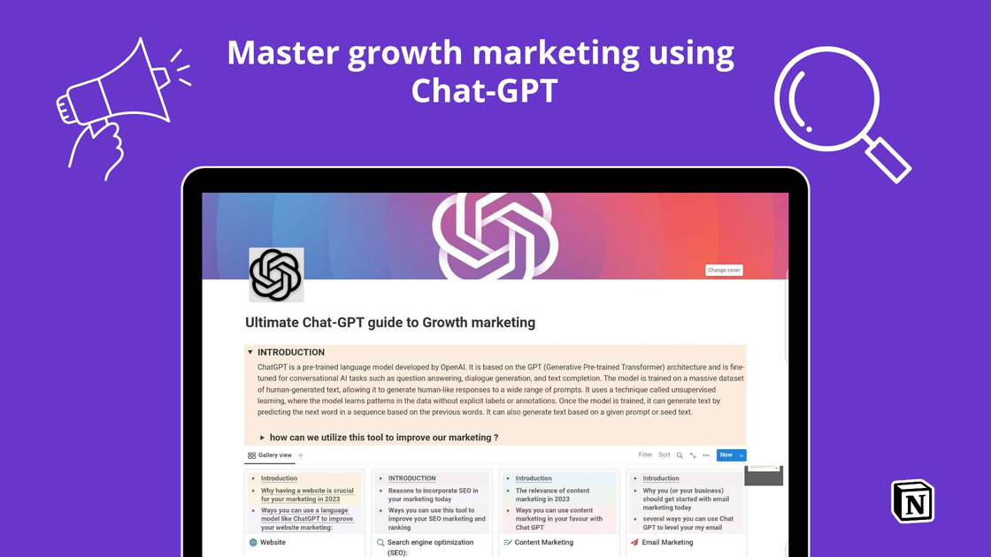 Chat-GPT Growth Marketing Mastery Guide
