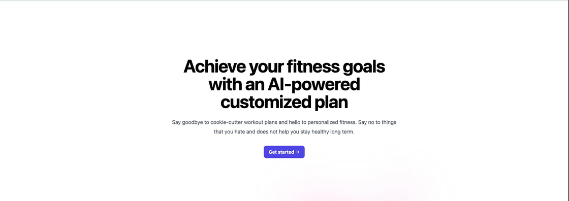 Workouts - AI Powered Workout Plans