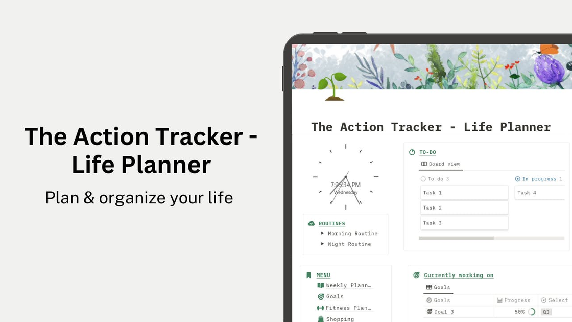 The Action Tracker - Life Planner
