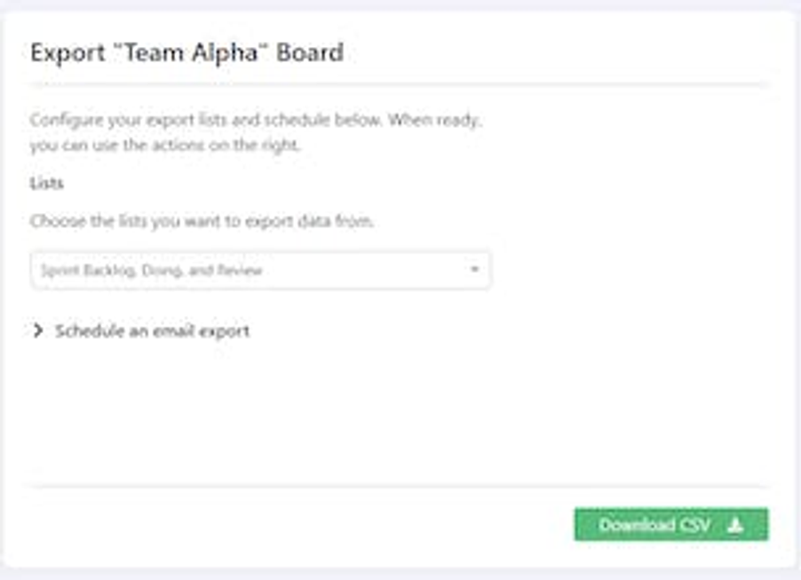 Exports For Trello