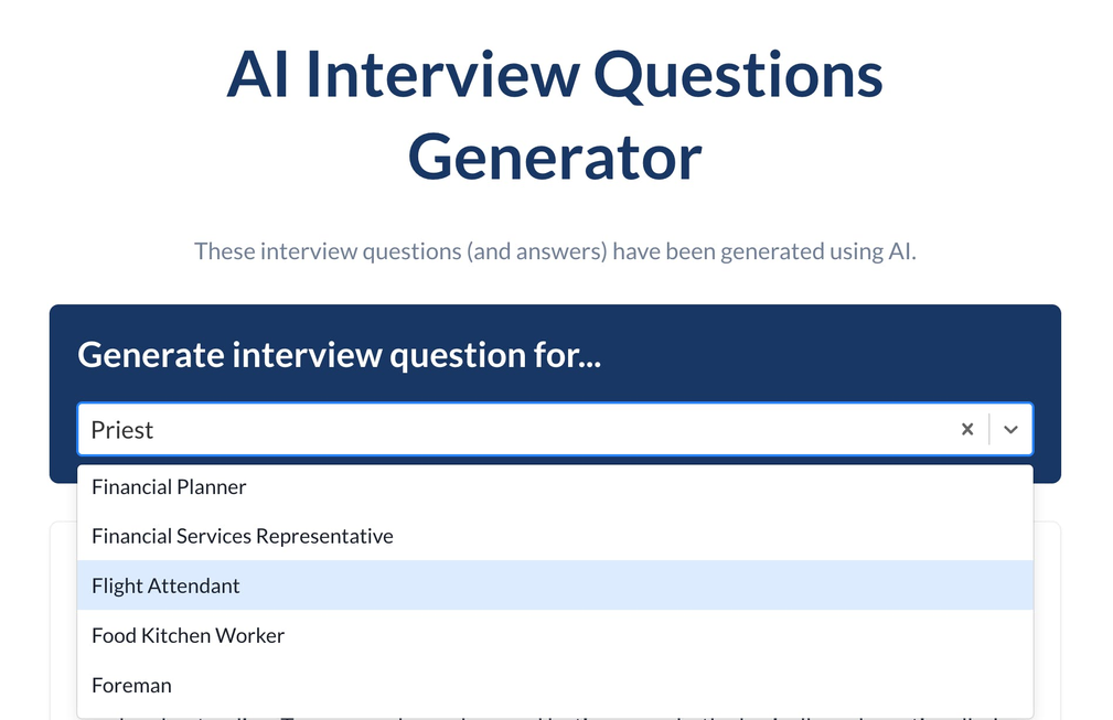 AI Answers To Interview Questions 馃く