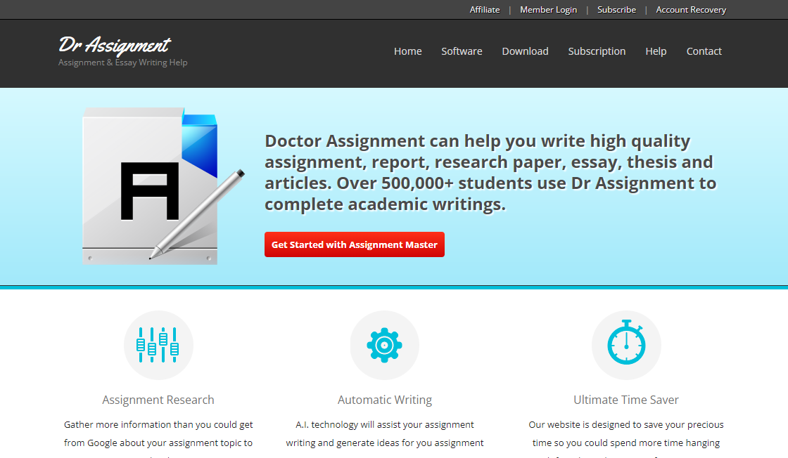 auto assignment writer free