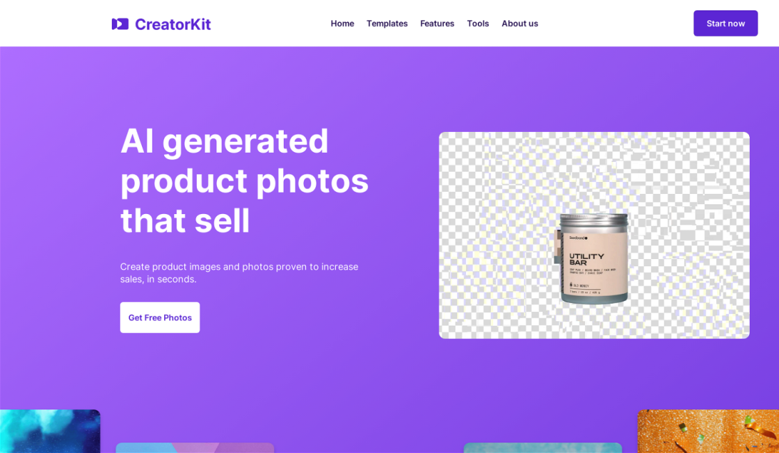 AI Product Photos By CreatorKit