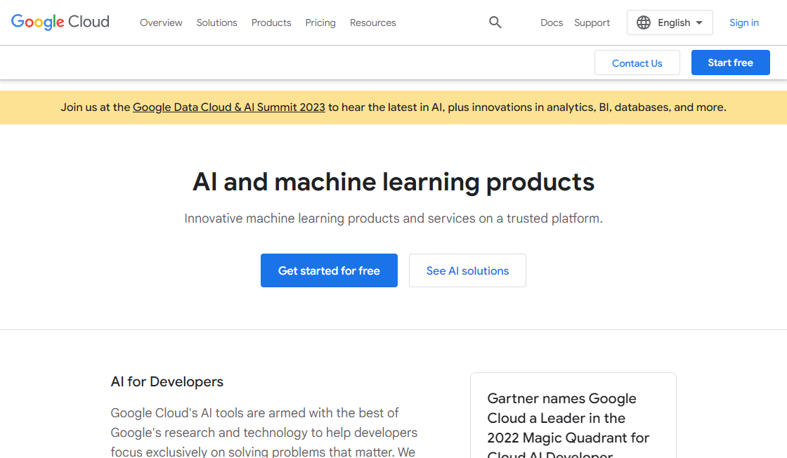 Google Cloud Platform (Gcp) Ai: Alternatives, Pricing, And Information ...