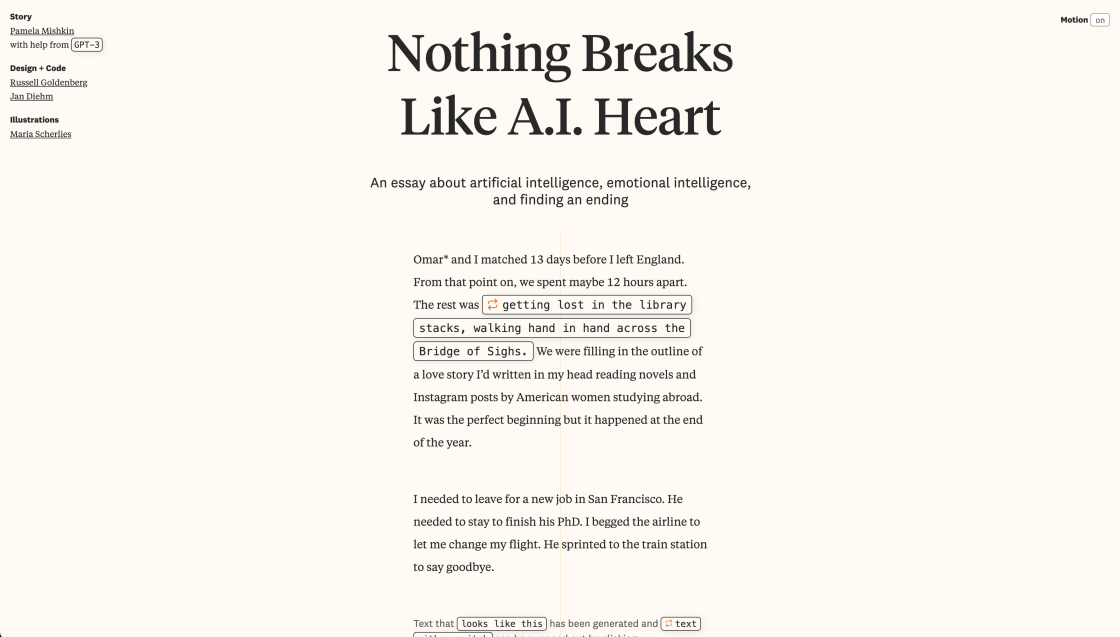 Nothing Breaks Like A.I. Heart