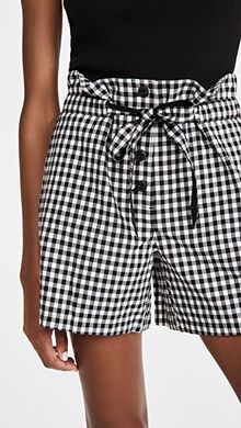 Camille Gingham Shorts
