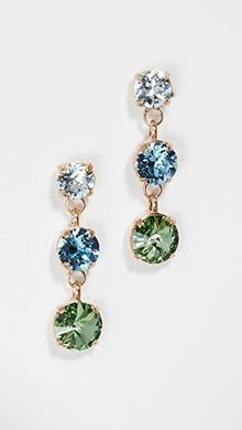 Indian Sapphire Just Us Three Earrings