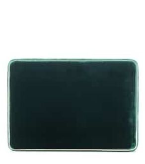 The Square Compact velvet box clutch