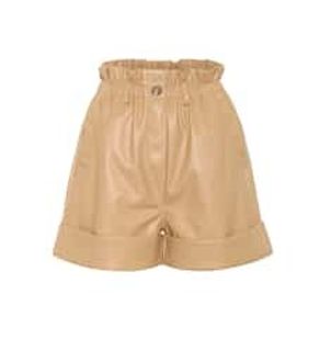 Exclusive to Mytheresa – High-rise faux leather shorts