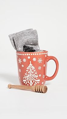 Cozy Up Mug with Socks and Honey Dipper