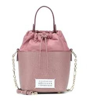 5AC small leather bucket bag