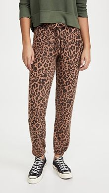 Brushed Leopard Joggers